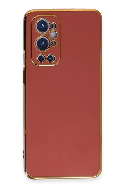 Mey İthalat®  One Plus 9 Pro Kılıf Volet Silikon - Kırmızı