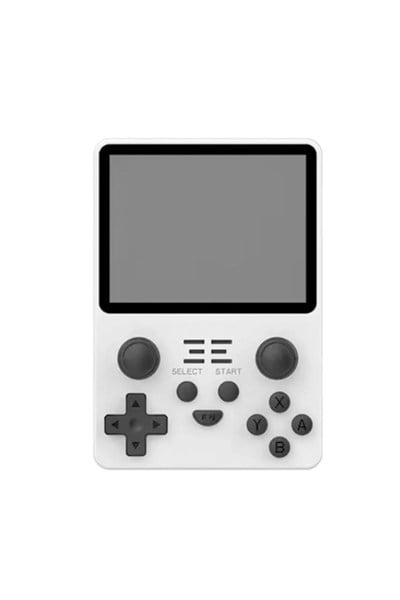 Mey İthalat®  POWKIDDY RGB20S 64GB Retro Gamepad - Beyaz
