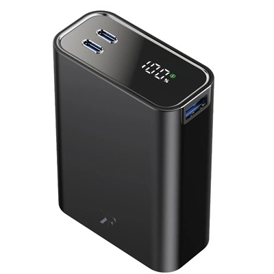 Mey İthalat®  PW501 20.000 mAh Dijital Göstergeli 2 Adet 45W Type-C ve 22.5W USB Çıkışlı Şarj PD Hızlı Şarj Powerbank - Siyah