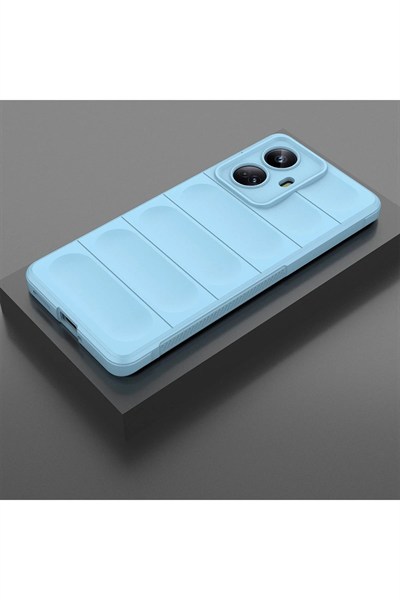 Mey İthalat®  Realme 10 Pro 5G Kılıf Optimum Silikon - Sky Blue