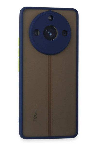 Mey İthalat®  Realme 11 Pro Kılıf Montreal Silikon Kapak - Lacivert