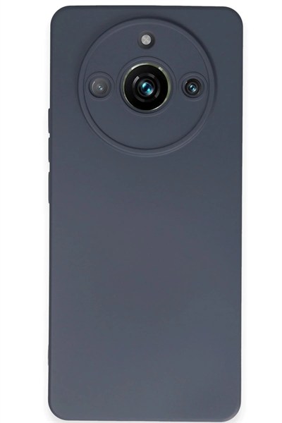 Mey İthalat®  Realme 11 Pro Kılıf Nano içi Kadife Silikon - Gri