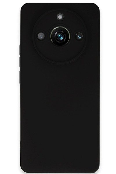 Mey İthalat®  Realme 11 Pro Kılıf Nano içi Kadife Silikon - Siyah