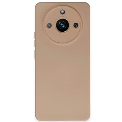Mey İthalat®  Realme 11 Pro Kılıf Nano içi Kadife Silikon - Pudra