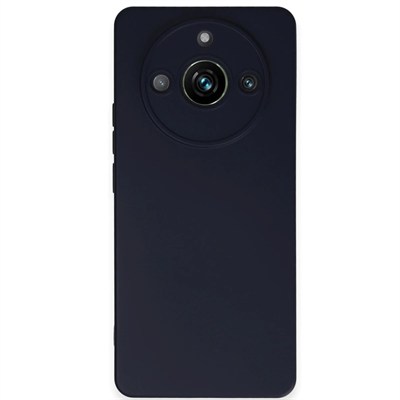 Mey İthalat®  Realme 11 Pro Kılıf Nano içi Kadife Silikon - Lacivert