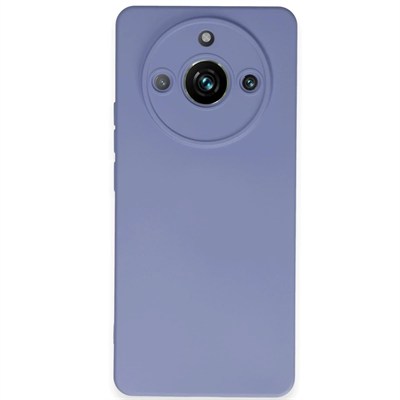 Mey İthalat®  Realme 11 Pro Kılıf Nano içi Kadife Silikon - Lila