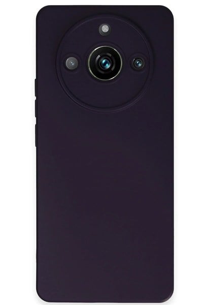 Mey İthalat®  Realme 11 Pro Kılıf Nano içi Kadife Silikon - Mor
