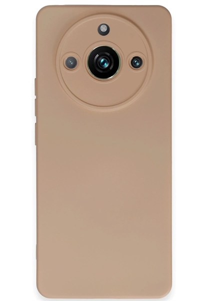 Mey İthalat®  Realme 11 Pro Kılıf Nano içi Kadife Silikon - Pudra