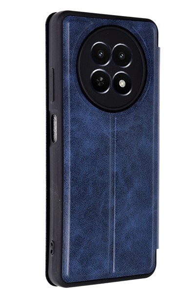 Mey İthalat®  Realme 12 5G Kılıf Flip Cover - Lacivert