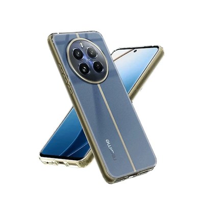 Mey İthalat®  Realme 12 5G Kılıf Lüx Şeffaf Silikon