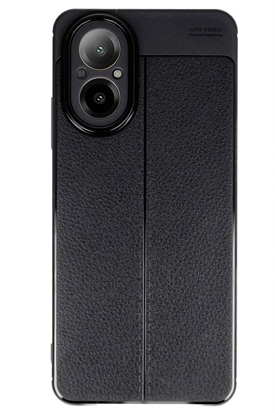 Mey İthalat®  Realme 12 Lite Kılıf Auto Focus Kapak - Siyah