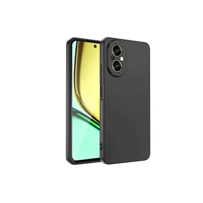Mey İthalat®  Realme 12 Lite Kılıf First Silikon - Siyah