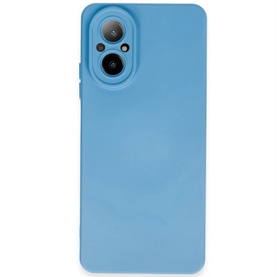 Mey İthalat®  Realme 12 Lite Kılıf Nano içi Kadife Silikon - Mavi