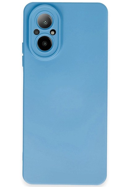 Mey İthalat®  Realme 12 Lite Kılıf Nano içi Kadife Silikon - Mavi