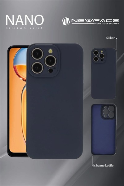 Mey İthalat®  Realme 12 Lite Kılıf Nano içi Kadife Silikon - Turuncu