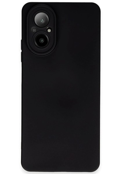 Mey İthalat®  Realme 12 Lite Kılıf Nano içi Kadife Silikon - Siyah