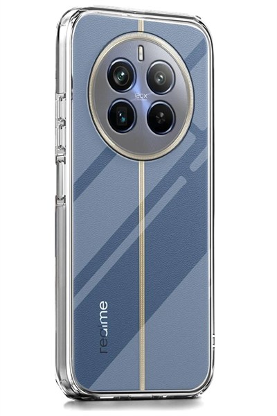 Mey İthalat®  Realme 12 Pro Plus Kılıf Lüx Şeffaf Silikon