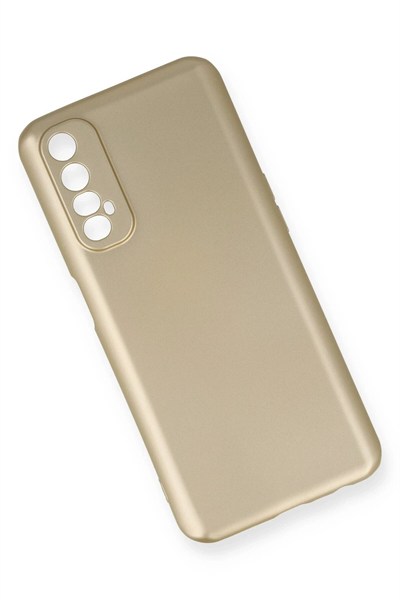 Mey İthalat®  Realme 7 Kılıf First Silikon - Gold
