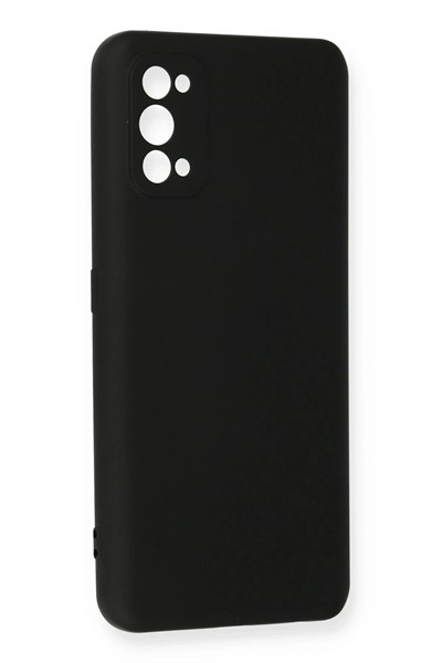 Mey İthalat®  Realme 7 Pro Kılıf Nano içi Kadife Silikon - Siyah