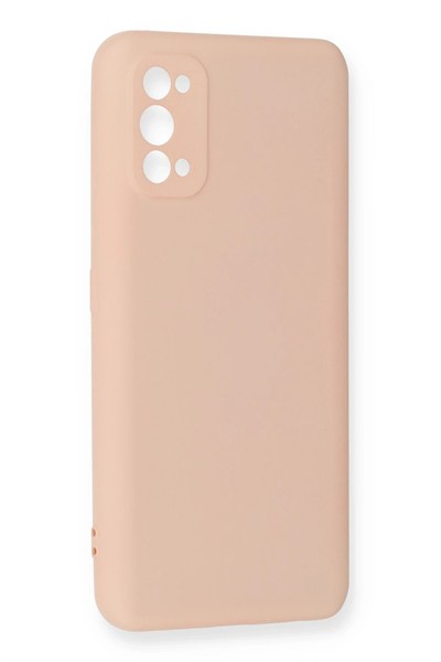 Mey İthalat®  Realme 7 Pro Kılıf Nano içi Kadife Silikon - Pudra