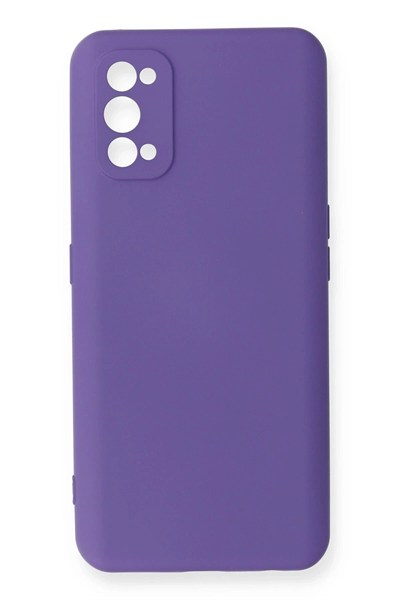 Mey İthalat®  Realme 7 Pro Kılıf Nano içi Kadife Silikon - Mor