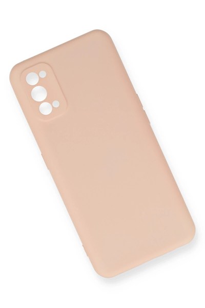 Mey İthalat®  Realme 7 Pro Kılıf Nano içi Kadife Silikon - Pudra