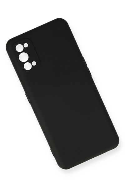 Mey İthalat®  Realme 7 Pro Kılıf Nano içi Kadife Silikon - Siyah