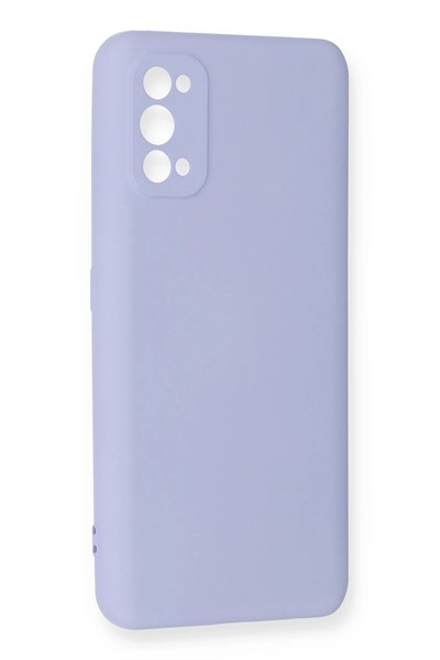 Mey İthalat®  Realme 7 Pro Kılıf Nano içi Kadife Silikon - Lila