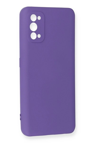 Mey İthalat®  Realme 7 Pro Kılıf Nano içi Kadife Silikon - Mor