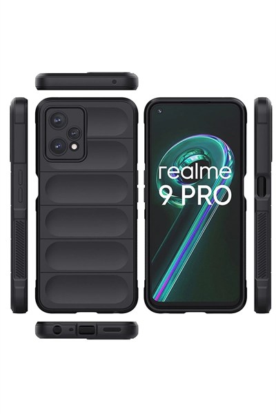 Mey İthalat®  Realme 9 Pro 5G Kılıf Optimum Silikon - Krem