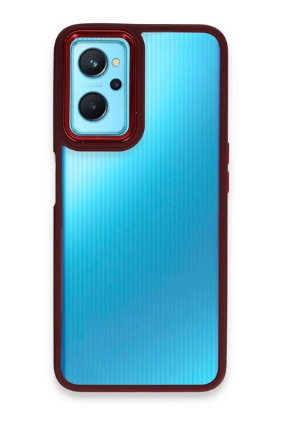 Mey İthalat®  Realme 9i 4G Kılıf Dora Kapak - Kırmızı