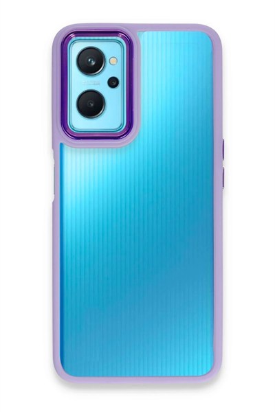 Mey İthalat®  Realme 9i 4G Kılıf Dora Kapak - Lila
