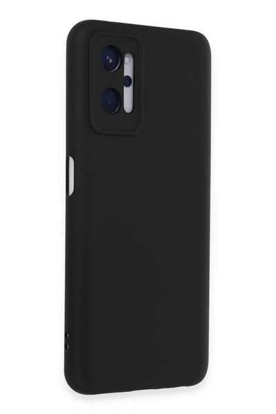 Mey İthalat®  Realme 9i 4G Kılıf Nano içi Kadife Silikon - Siyah