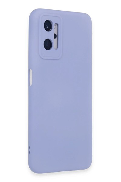 Mey İthalat®  Realme 9i 4G Kılıf Nano içi Kadife Silikon - Lila