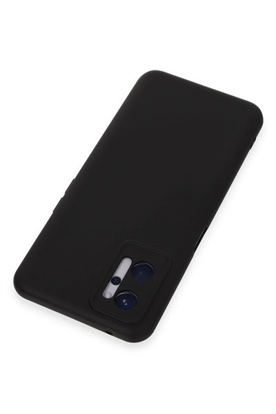 Mey İthalat®  Realme 9i 4G Kılıf Nano içi Kadife Silikon - Siyah