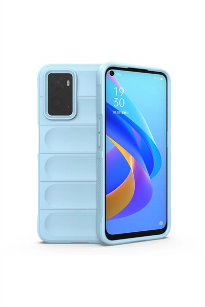 Mey İthalat®  Realme 9i 4G Kılıf Optimum Silikon - Sky Blue