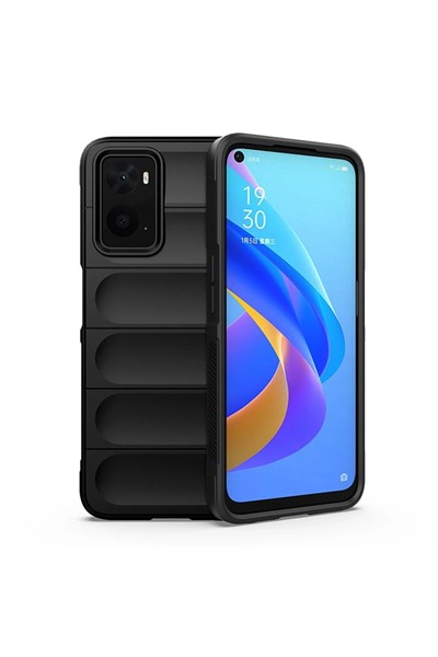 Mey İthalat®  Realme 9i 4G Kılıf Optimum Silikon - Siyah