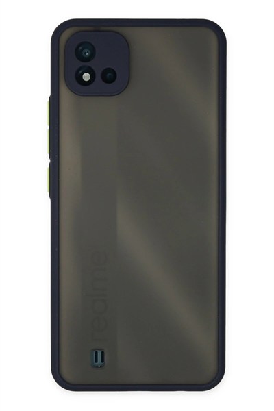 Mey İthalat®  Realme C11 2021 Kılıf Montreal Silikon Kapak - Lacivert