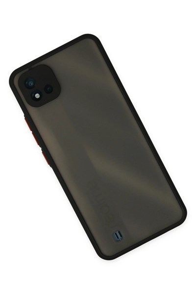 Mey İthalat®  Realme C11 2021 Kılıf Montreal Silikon Kapak - Siyah
