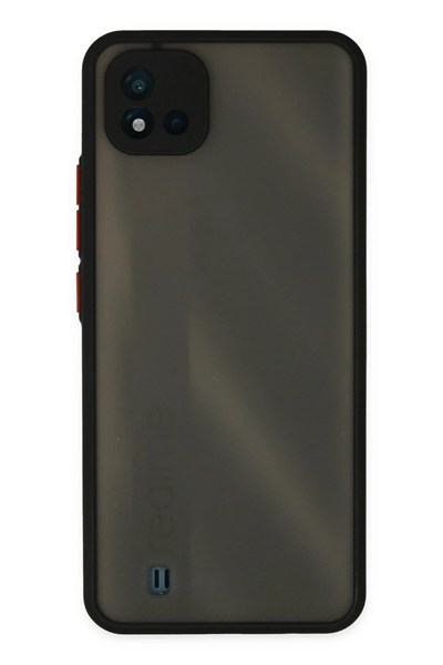 Mey İthalat®  Realme C11 2021 Kılıf Montreal Silikon Kapak - Siyah