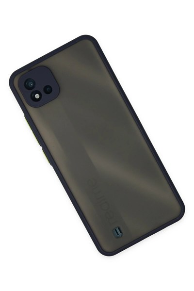 Mey İthalat®  Realme C11 2021 Kılıf Montreal Silikon Kapak - Lacivert