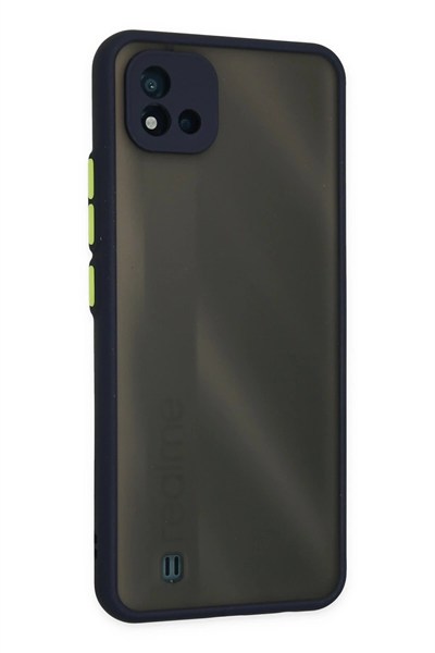 Mey İthalat®  Realme C11 2021 Kılıf Montreal Silikon Kapak - Lacivert