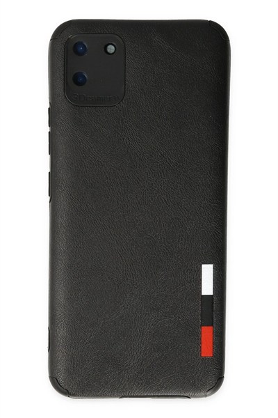 Mey İthalat®  Realme C11 Kılıf Loop Deri Silikon - Siyah