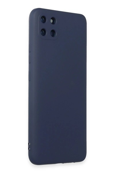 Mey İthalat®  Realme C11 Kılıf Nano içi Kadife Silikon - Lacivert