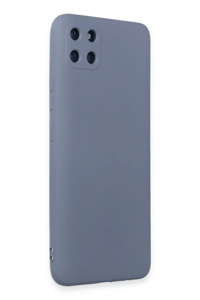 Mey İthalat®  Realme C11 Kılıf Nano içi Kadife Silikon - Gri