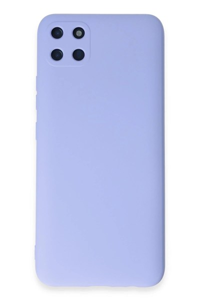 Mey İthalat®  Realme C11 Kılıf Nano içi Kadife Silikon - Lila