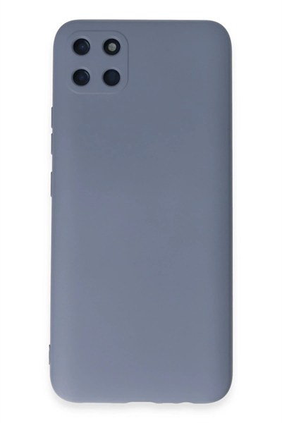 Mey İthalat®  Realme C11 Kılıf Nano içi Kadife Silikon - Gri
