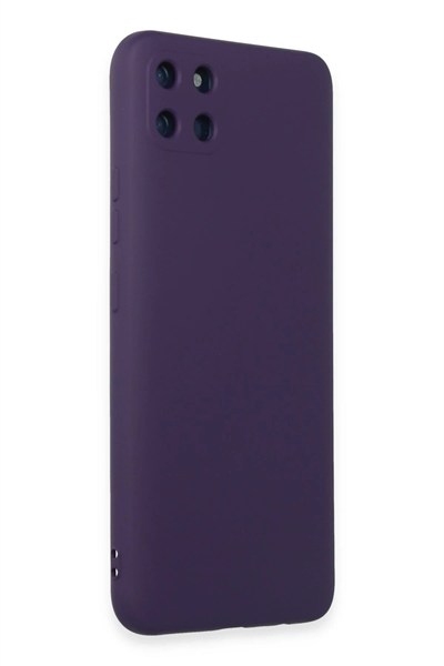 Mey İthalat®  Realme C11 Kılıf Nano içi Kadife Silikon - Mor