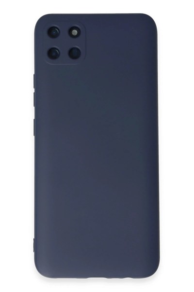Mey İthalat®  Realme C11 Kılıf Nano içi Kadife Silikon - Lacivert