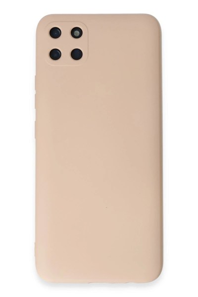 Mey İthalat®  Realme C11 Kılıf Nano içi Kadife Silikon - Pudra